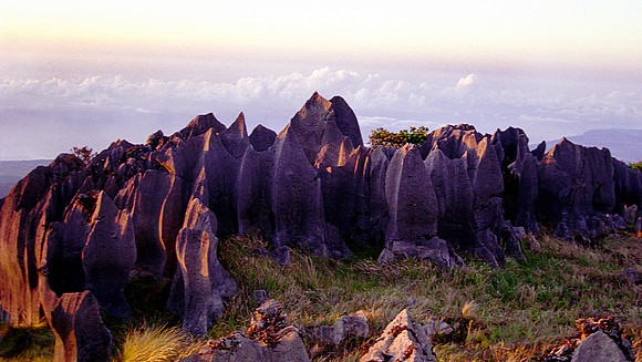 Rock formation, Mt. Matebian
