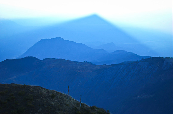 Shadow of Mt. Ramelau