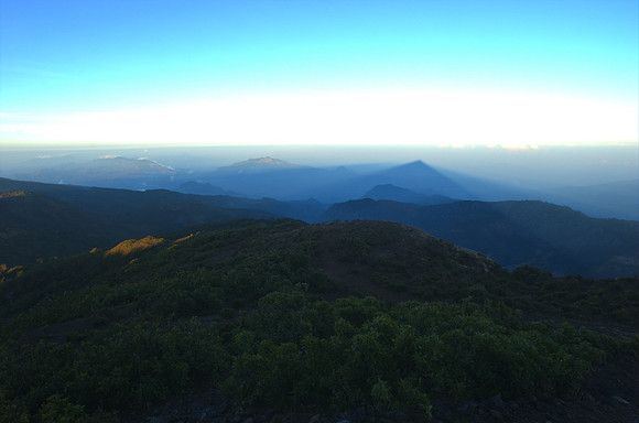 Shadow of Mt. Ramelau