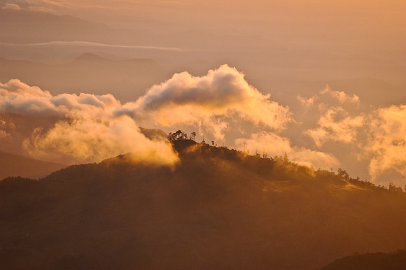 Sunrise on top of Mt. Ramelau